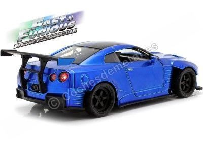 2012 Nissan GT-R (R35) Ben Sopra "Fast & Furious 8" Blue/Black 1:24 Jada Toys 98271/253203014 Cochesdemetal.es 2