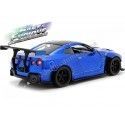 Cochesdemetal.es 2012 Nissan GT-R (R35) Ben Sopra "Fast & Furious 8" Blue/Black 1:24 Jada Toys 98271/253203014