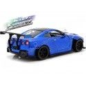 Carsdemetal.es 2012 Nissan GT-R (R35) Ben Sopra "Fast & Furious 8" azul/preto 1:24 Jada Toys 98271 253203014