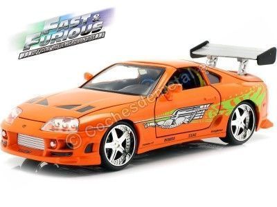 1995 Toyota Supra "Fast & Furious" Orange 1:24 Jada Toys 97168/253203005 Cochesdemetal.es