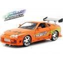 Cochesdemetal.es 1995 Toyota Supra "Fast & Furious" Orange 1:24 Jada Toys 97168 253203005