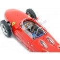 Cochesdemetal.es 1961 Ferrari 156 Sharknose Plain Body Edition Rojo 1:18 CMR165
