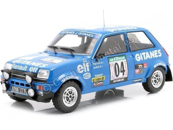 Cochesdemetal.es 1978 Renault 5 Alpine Nº4 Ragnotti/Andrie Rallye Costa de Marfil 1:18 IXO Models 18RMC043A