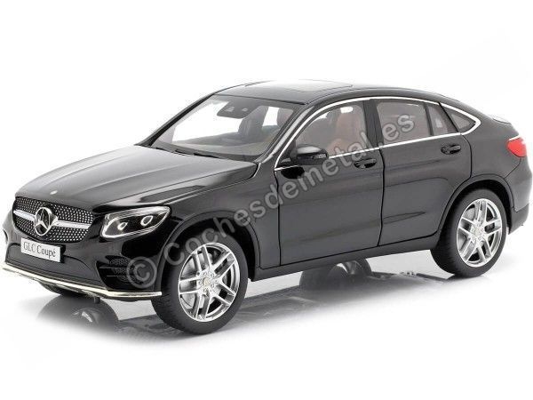 Carsdemetal.es 2018 Mercedes-Benz GLC Coupe (C253) Black 1:18 ISCALE 1180000003