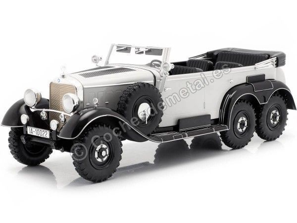 Carsdemetal.es 1938 Mercedes-Benz G4 Pullman Cabrio (W31) Gray 1:18 MC Grupo 18208
