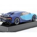 Carsdemetal.es 2016 bugatti quíron "supercarros" ciano/azul 1:43 salvat sc05 editorial editorial