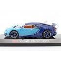 Carsdemetal.es 2016 bugatti quíron "supercarros" ciano/azul 1:43 salvat sc05 editorial editorial