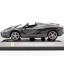 Carsdemetal.es 2016 Ferrari LaFerrari Aperta "Supercars" Black 1:43 Salvat SC01 Editorial