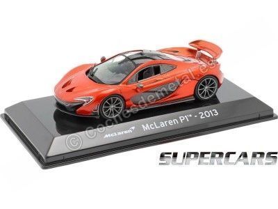 2013 McLaren P1 "SuperCars" Naranja Metalizado 1.43 Editorial Salvat SC03 Cochesdemetal.es