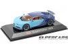 Carsdemetal.es 2016 bugatti quíron "supercarros" ciano/azul 1:43 salvat sc05 editorial editorial