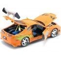 Cochesdemetal.es 1995 Toyota Supra "Fast & Furious" Orange 1:24 Jada Toys 97168 253203005