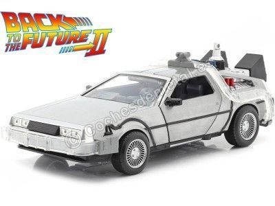 CARSDEMETAL.ES 1989 Dellorean DMC 12 "Retour à The Future II + Lights" 1:24 Jada Toys 31468/253255021