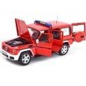 Cochesdemetal.es 2015 Mercedes-Benz Classe G (W463) Brigade de pompiers / Bomberos 1:18 ISCALE 118000000042