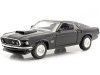 Cochesdemetal.es 1969 Ford Mustang Boss 429 Negro Curevo 1:24 Welly 24067