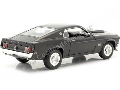 Cochesdemetal.es 1969 Ford Mustang Boss 429 Negro Curevo 1:24 Welly 24067 2