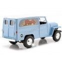 Cochesdemetal.es 1955 Jeep Willys Station Wagon Azul Claro 1:18 Signature de la route 92858