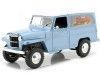 Cochesdemetal.es 1955 Jeep Willys Station Wagon Azul Claro 1:18 Signature de la route 92858