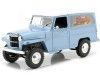 Carsdemetal.es 1955 Jeep Willys Station Wagon Blue Light 1:18 ROAD Signature 92858