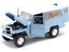 Cochesdemetal.es 1955 Jeep Willys Station Wagon Azul Claro 1:18 Signature de la route 92858