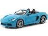 Carsdemetal.es 2016 Porsche 718 (982) Boxster Blue 1:24 Bburago 21087