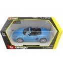 Carsdemetal.es 2016 Porsche 718 (982) Boxster Blue 1:24 Bburago 21087