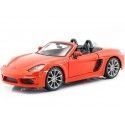 Carsdemetal.es 2016 Porsche 718 (982) Orange Boxster 1:24 Bburago 21087