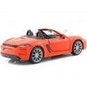 Carsdemetal.es 2016 Porsche 718 (982) Orange Boxster 1:24 Bburago 21087