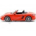 Carsdemetal.es 2016 Porsche 718 (982) Orange Boxster 1:24 Bburago 21087