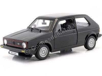 Carsdemetal.es 1979 Volkswagen Golf Mk1 GTI Black 1:24 Bburago 21089
