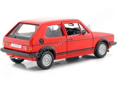 Cochesdemetal.es 1979 Volkswagen Golf Mk1 GTI Rojo 1:24 Bburago 21089 2