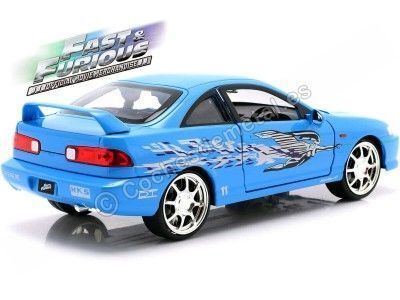 Cochesdemetal.es 2001 Honda Acura Integra Type R "Fast & Furious" Azul 1:24 Jada Toys 30739 253203053 2