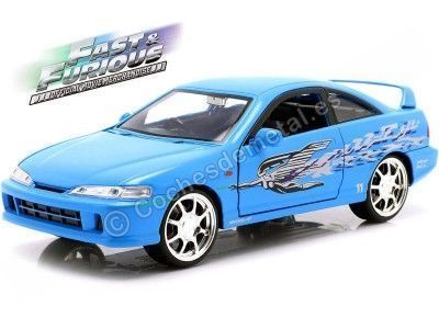 Cochesdemetal.es 2001 Honda Acura Integra Type R "Fast & Furious" Azul 1:24 Jada Toys 30739 253203053