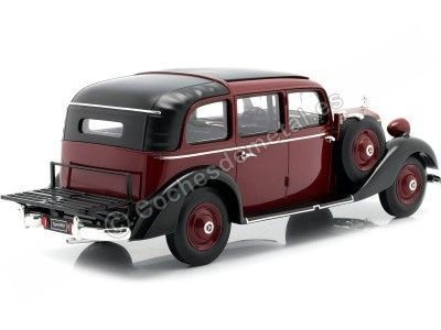 1936 Mercedes-Benz 260 D (W138) Pullman Landaulet Granate 1:18 Triple-9 R1800102 Cochesdemetal.es 2