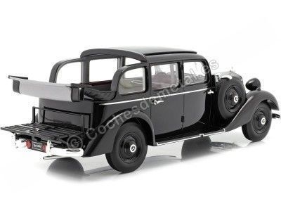 Cochesdemetal.es 1936 Mercedes-Benz 260 D (W138) Pullman Landaulet Negro 1:18 Triple-9 1800103 2