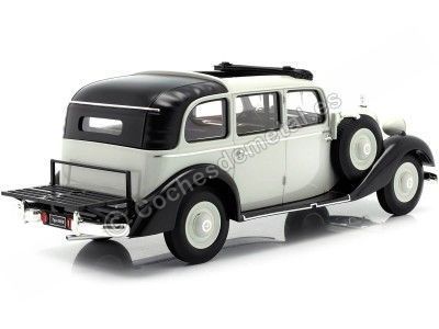 Carsdemetal.es 1936 Mercedes-Benz 260 d (W138) Pullman Landaulet Gray 1:18 Triple-9 1800105 2