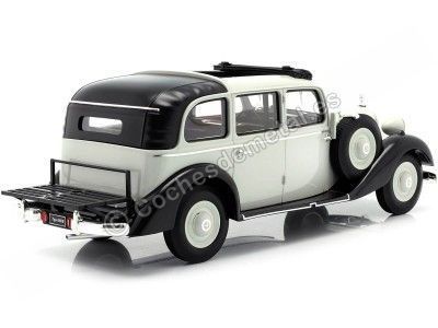 1936 Mercedes-Benz 260 D (W138) Pullman Landaulet Gris 1:18 Triple-9 1800105 Cochesdemetal.es 2