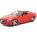 Cochesdemetal.es 2012 Mercedes-Benz SL500 (R231) Hard Top Rojo 1:24 Welly 24041