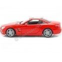 Cochesdemetal.es 2012 Mercedes-Benz SL500 (R231) Hard Top Rojo 1:24 Welly 24041