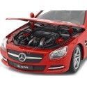 Cochesdemetal.es 2012 Mercedes-Benz SL500 (R231) Hard Top Rojo 1:24 Welly 24041