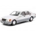 Carsdemetal.es 1994 Mercedes-Benz S500 (W140) Cinza prateado 1:18 ISCALE 11800000046