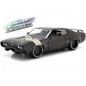 Cochesdemetal.es 1971 Plymouth GTX "Fast & Furious 8" Black/Silver 1:24 Jada Toys 98292/253203034