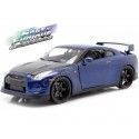 Cochesdemetal.es 2015 Nissan GT-R (R35) "Fast & Furious 7" Blue foncé 1:24 Jada Toys 97036 253203008