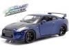 Carsdemetal.es 2015 Nissan GT-R (R35) "Fast & Furious 7" Blue escuro 1:24 Jada Toys 97036 253203008