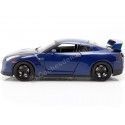 Carsdemetal.es 2015 Nissan GT-R (R35) "Fast & Furious 7" Blue escuro 1:24 Jada Toys 97036 253203008