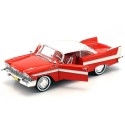 Cochesdemetal.es 1958 Plymouth Fury "Christine" Red-White 1:24 Greenlight 84071
