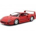 Carsdemetal.es 1990 Ferrari F40 Vermelho 1:24 Bburago 18-26016