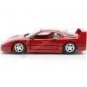 Carsdemetal.es 1990 Ferrari F40 Vermelho 1:24 Bburago 18-26016