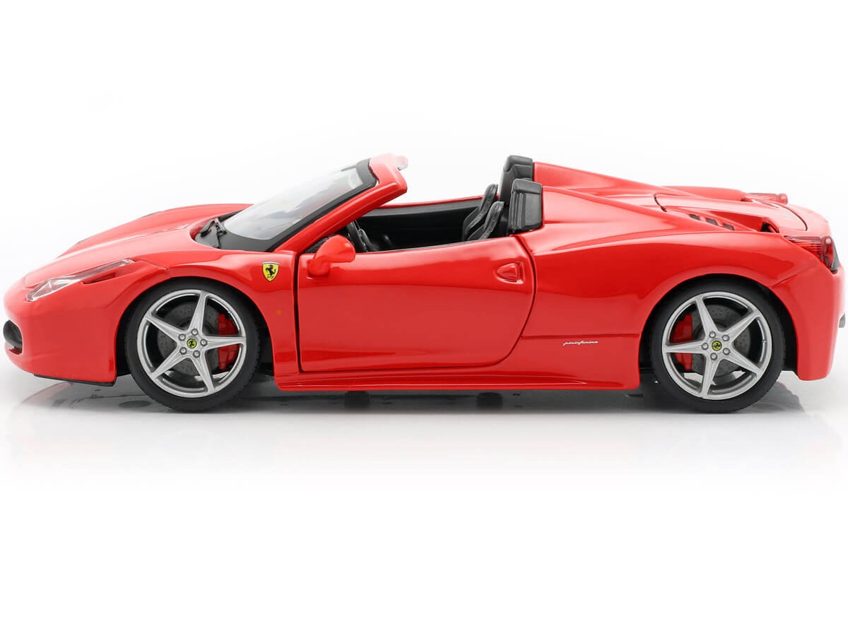 2011 Ferrari 458 Italia Spider Rojo 1:24 Bburago 18-26017