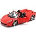 Carsdemetal.es 2011 Ferrari 458 Italia Spider Red 1:24 Bburago 18-26017