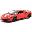 Carsdemetal.es 2018 Ferrari 488 Trilha vermelha 1:24 Bburago 18-26026